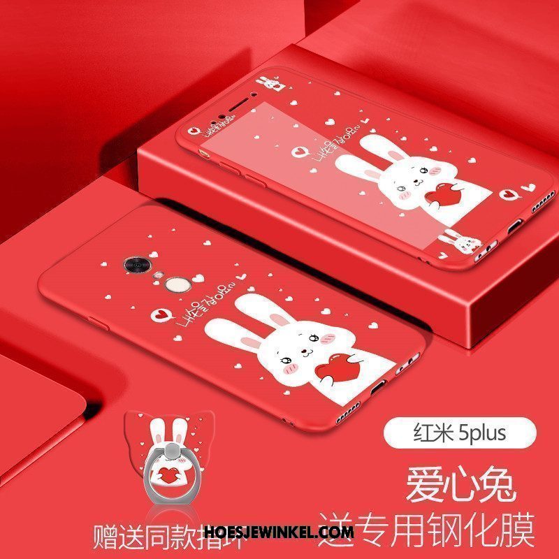 Xiaomi Redmi 5 Plus Hoesje Hoes Blauw Anti-fall, Xiaomi Redmi 5 Plus Hoesje Siliconen Mobiele Telefoon Beige