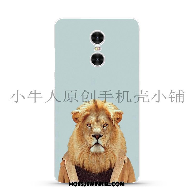 Xiaomi Redmi 5 Plus Hoesje Mobiele Telefoon Siliconen Kunst, Xiaomi Redmi 5 Plus Hoesje Rood Dierlijk Beige