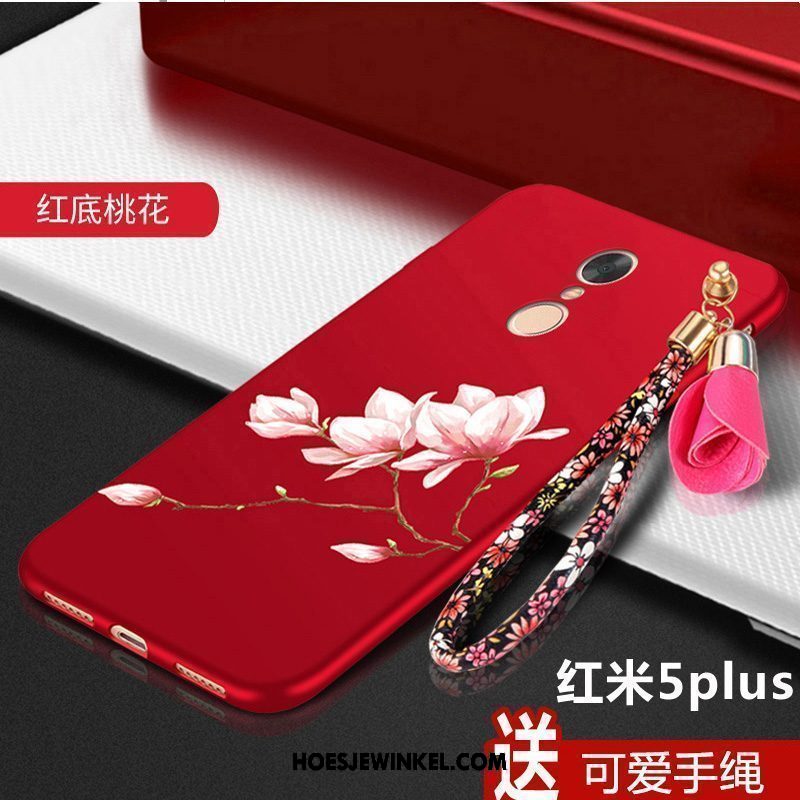 Xiaomi Redmi 5 Plus Hoesje Nieuw Mini Anti-fall, Xiaomi Redmi 5 Plus Hoesje Trend Hoes Beige