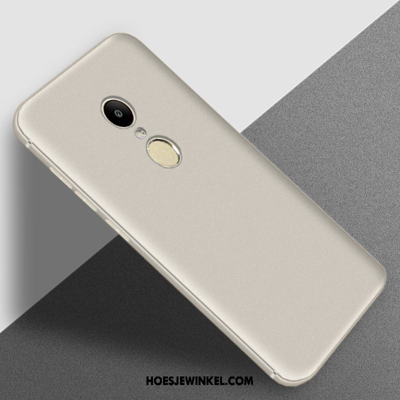 Xiaomi Redmi 5 Plus Hoesje Schrobben Dun Siliconen, Xiaomi Redmi 5 Plus Hoesje Mobiele Telefoon Zacht Beige