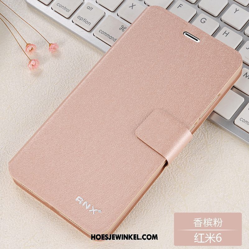 Xiaomi Redmi 6 Hoesje Bescherming Schrobben Anti-fall, Xiaomi Redmi 6 Hoesje Hoes Scheppend Beige