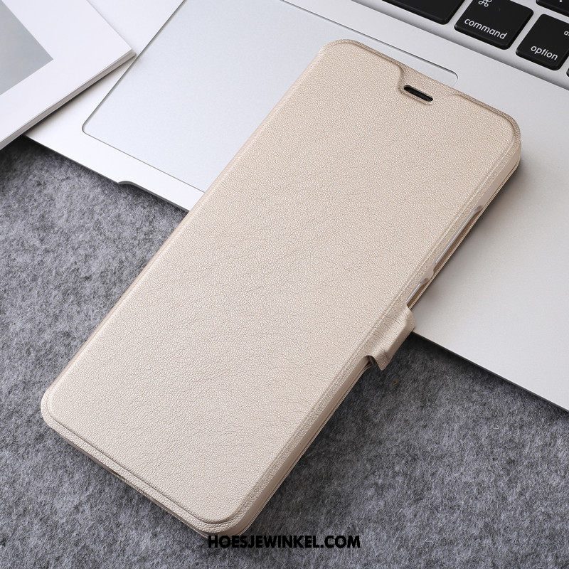 Xiaomi Redmi 6 Hoesje Clamshell Mini Nieuw, Xiaomi Redmi 6 Hoesje Hoes Rood Beige