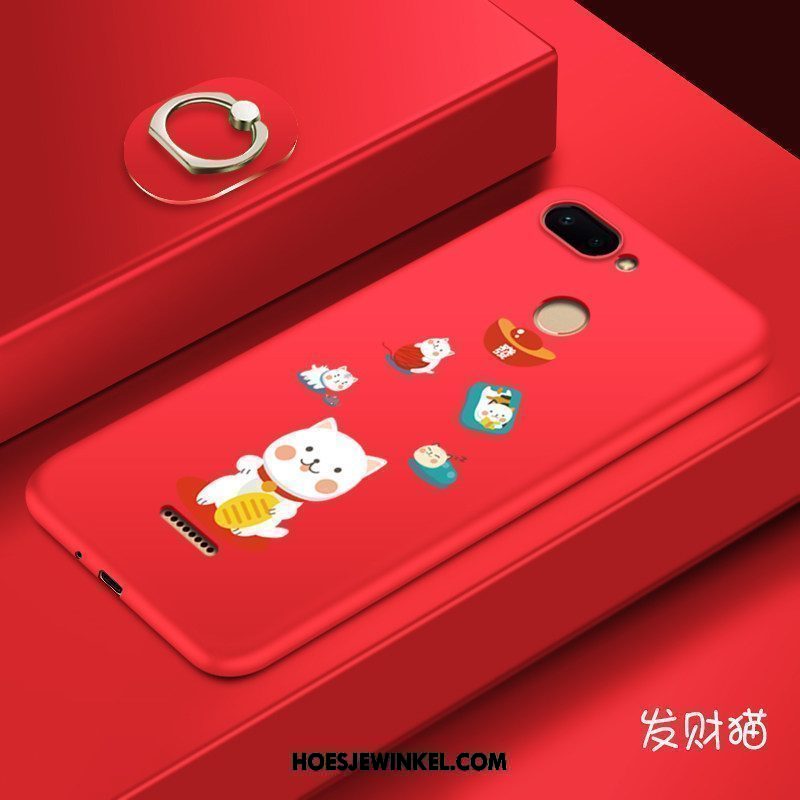 Xiaomi Redmi 6 Hoesje Mini Zwart Persoonlijk, Xiaomi Redmi 6 Hoesje All Inclusive Siliconen Beige