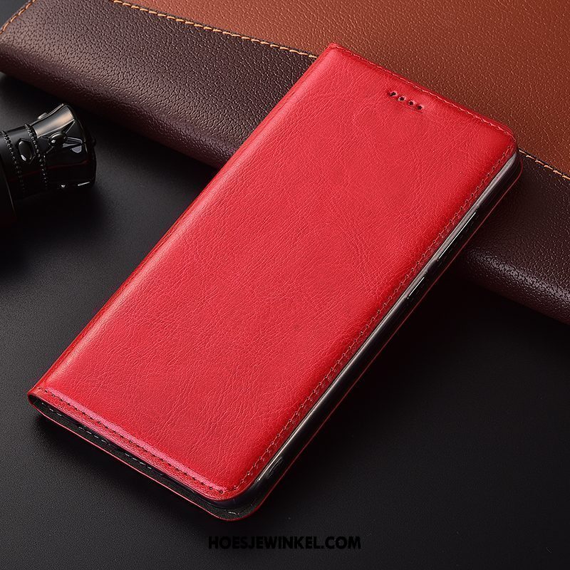 Xiaomi Redmi 6 Hoesje Mode Folio Leren Etui, Xiaomi Redmi 6 Hoesje Anti-fall All Inclusive Beige