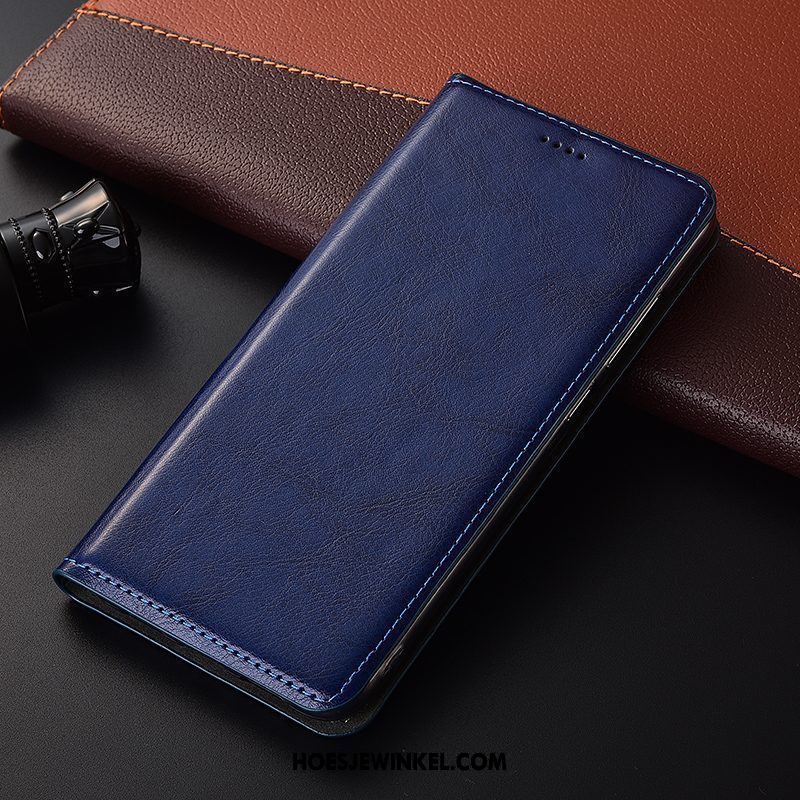 Xiaomi Redmi 6 Hoesje Mode Folio Leren Etui, Xiaomi Redmi 6 Hoesje Anti-fall All Inclusive Beige