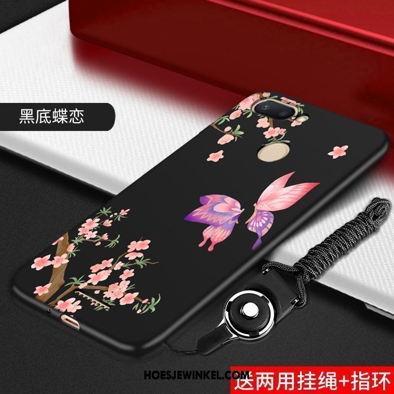 Xiaomi Redmi 6 Hoesje Mooie Anti-fall Mini, Xiaomi Redmi 6 Hoesje Rood Bescherming Beige