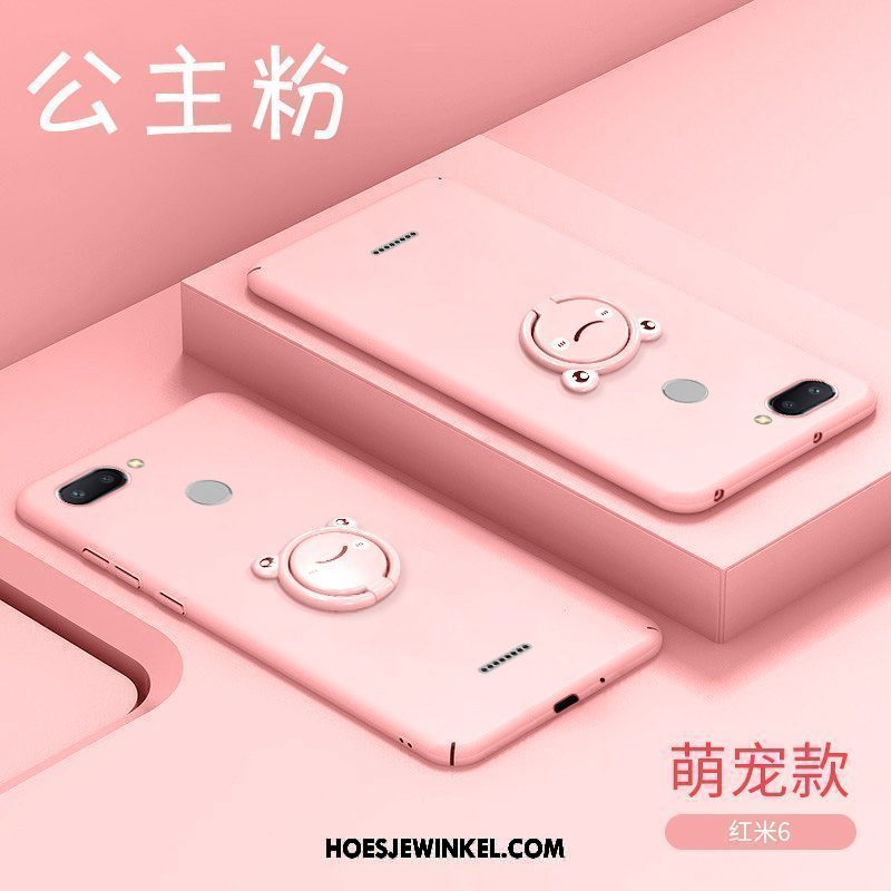 Xiaomi Redmi 6 Hoesje Persoonlijk Anti-fall Dun, Xiaomi Redmi 6 Hoesje Hoes Ondersteuning Beige