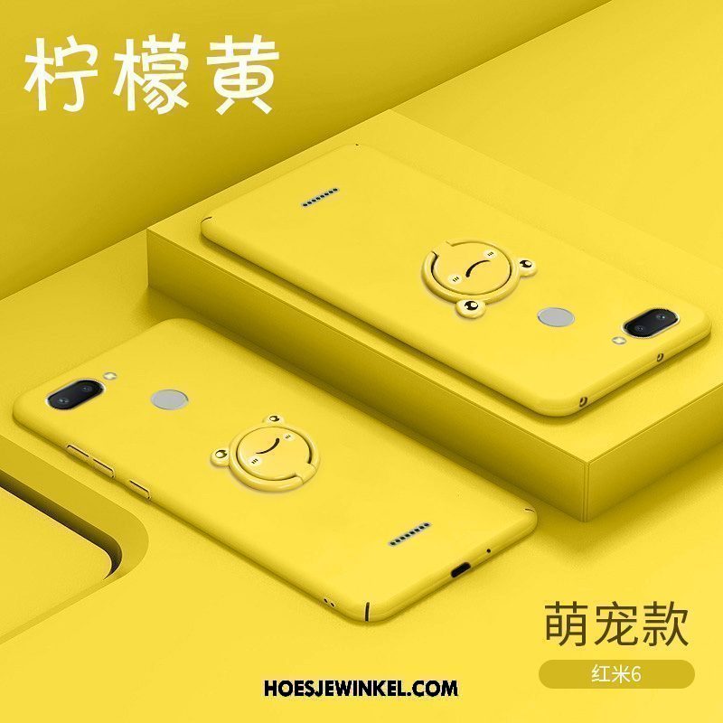 Xiaomi Redmi 6 Hoesje Persoonlijk Anti-fall Dun, Xiaomi Redmi 6 Hoesje Hoes Ondersteuning Beige