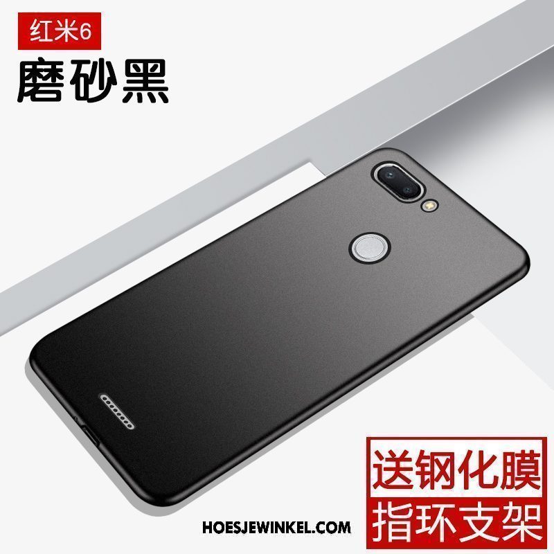 Xiaomi Redmi 6 Hoesje Rood Scheppend Siliconen, Xiaomi Redmi 6 Hoesje Hoes Mobiele Telefoon Beige