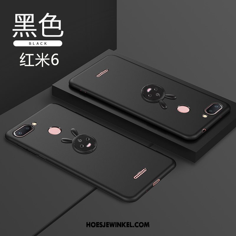 Xiaomi Redmi 6 Hoesje Siliconen Anti-fall Schrobben, Xiaomi Redmi 6 Hoesje Zacht Mini Beige