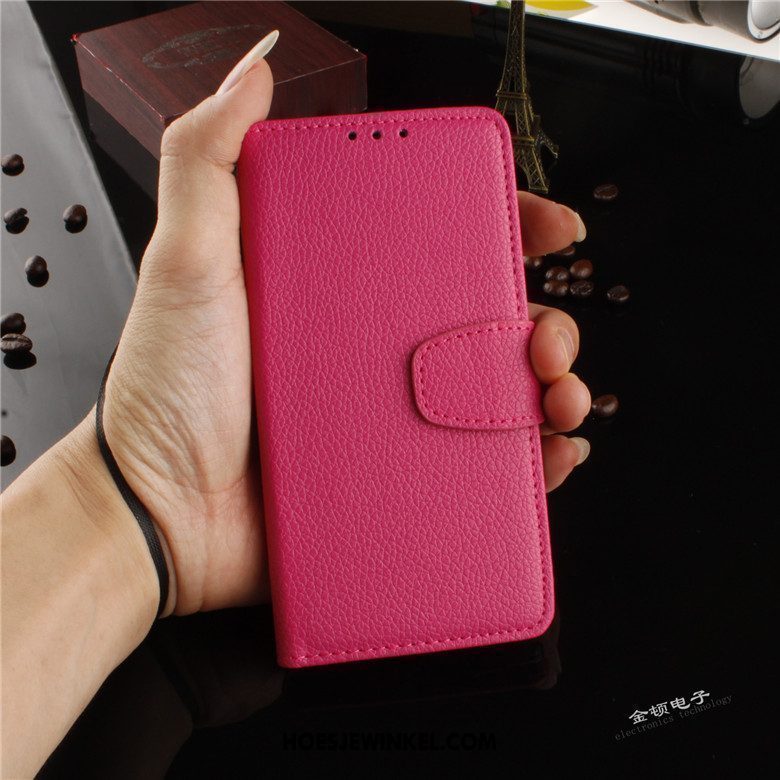 Xiaomi Redmi 6 Hoesje Siliconen Bescherming Hoes, Xiaomi Redmi 6 Hoesje Clamshell Rood