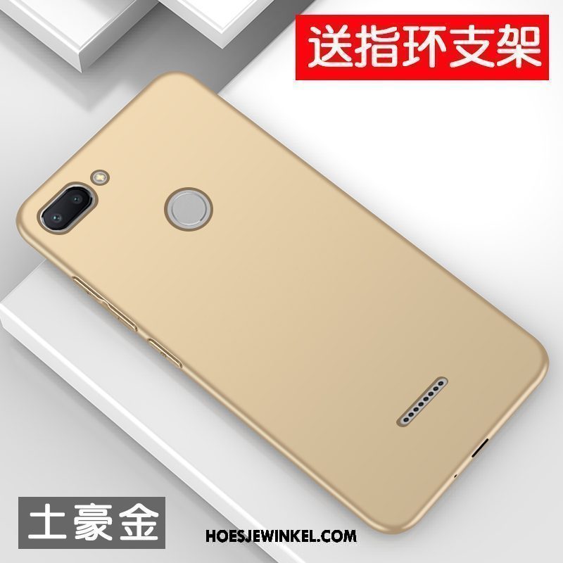 Xiaomi Redmi 6 Hoesje Trendy Merk Anti-fall Persoonlijk, Xiaomi Redmi 6 Hoesje Zacht Zwart Beige