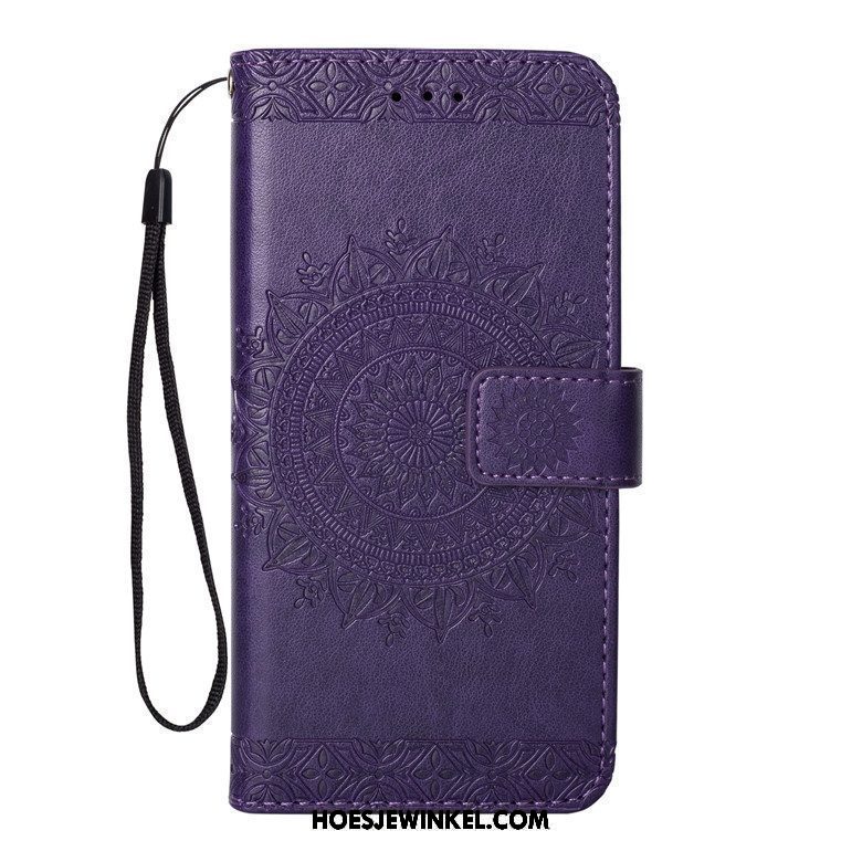 Xiaomi Redmi 6 Hoesje Zacht Bescherming Portemonnee, Xiaomi Redmi 6 Hoesje Leren Etui Blauw