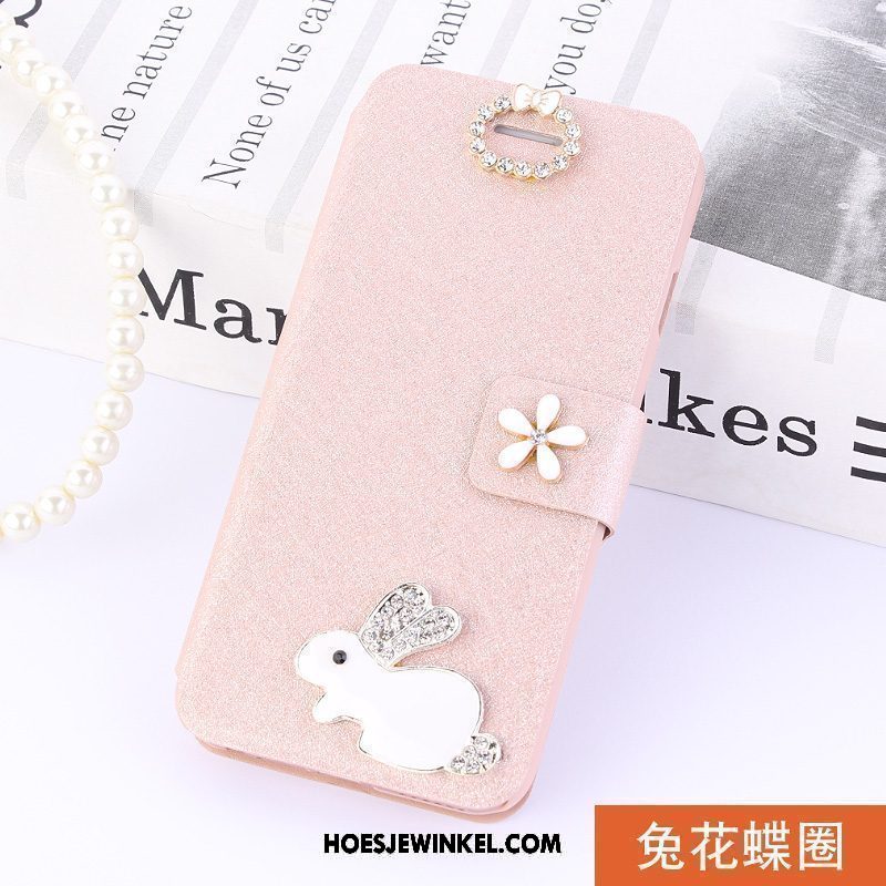 Xiaomi Redmi 6a Hoesje Anti-fall Bescherming Leren Etui, Xiaomi Redmi 6a Hoesje Hoes Rood