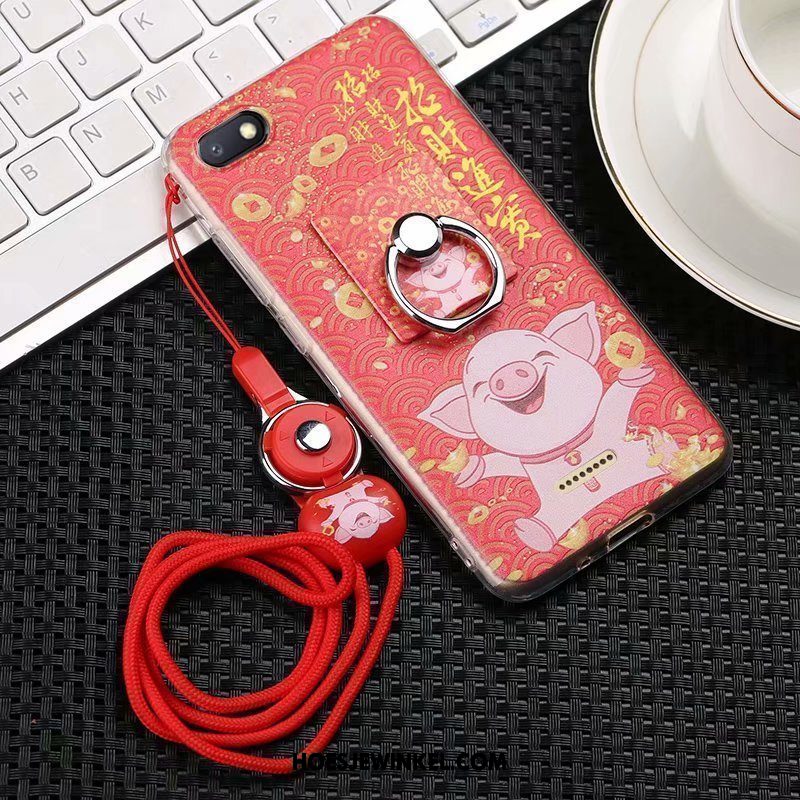 Xiaomi Redmi 6a Hoesje Mobiele Telefoon Trend Ring, Xiaomi Redmi 6a Hoesje Hanger All Inclusive Beige