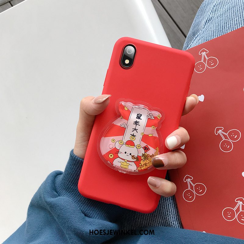 Xiaomi Redmi 7a Hoesje All Inclusive Leer Nieuw, Xiaomi Redmi 7a Hoesje Lovers Bescherming Beige