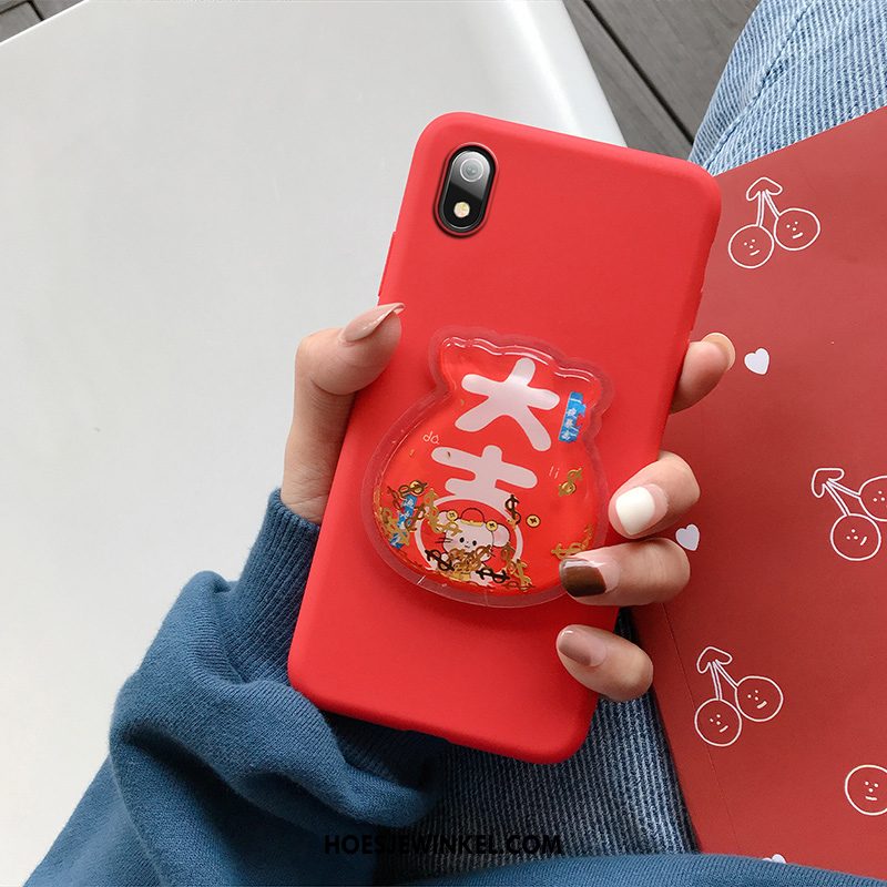 Xiaomi Redmi 7a Hoesje All Inclusive Leer Nieuw, Xiaomi Redmi 7a Hoesje Lovers Bescherming Beige