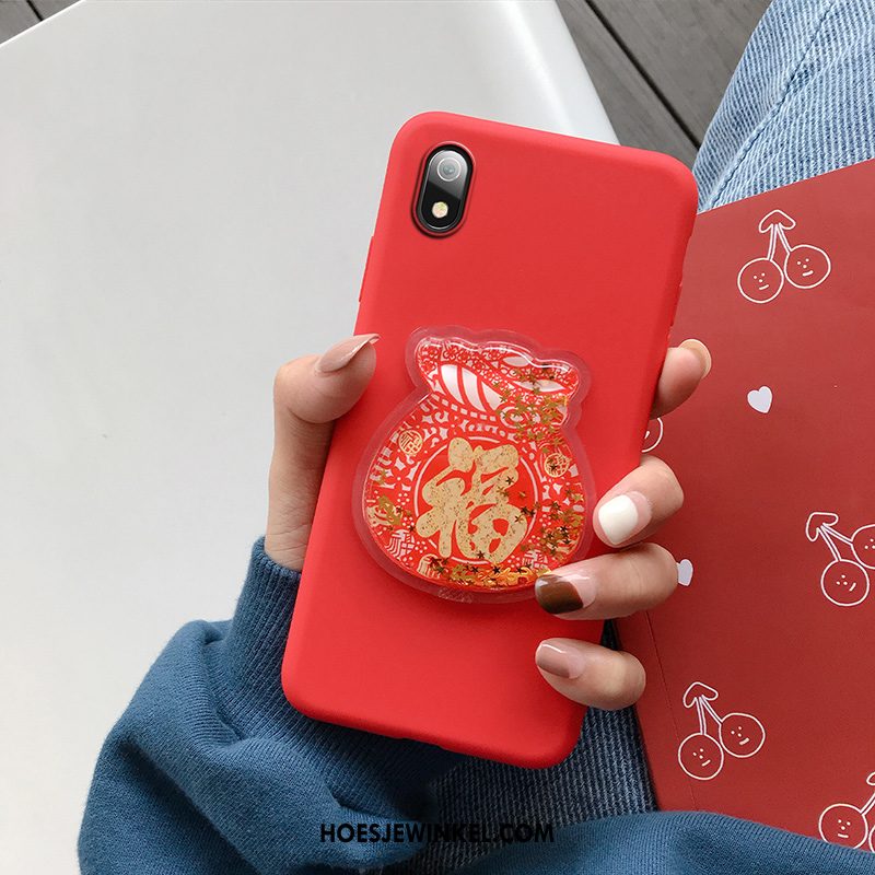 Xiaomi Redmi 7a Hoesje All Inclusive Leer Nieuw, Xiaomi Redmi 7a Hoesje Lovers Bescherming Beige