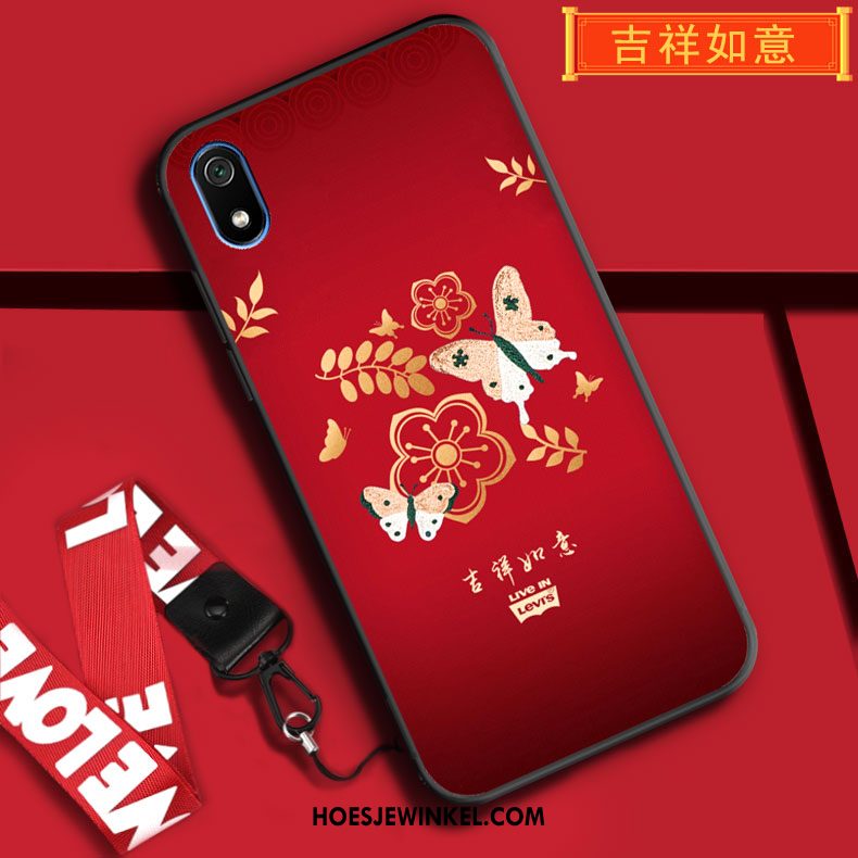 Xiaomi Redmi 7a Hoesje Bescherming All Inclusive Mobiele Telefoon, Xiaomi Redmi 7a Hoesje Spotprent Hoes Beige