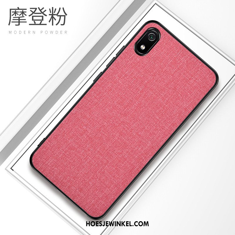 Xiaomi Redmi 7a Hoesje Mobiele Telefoon Jeugd Groen, Xiaomi Redmi 7a Hoesje Skärmskydd Rood Beige