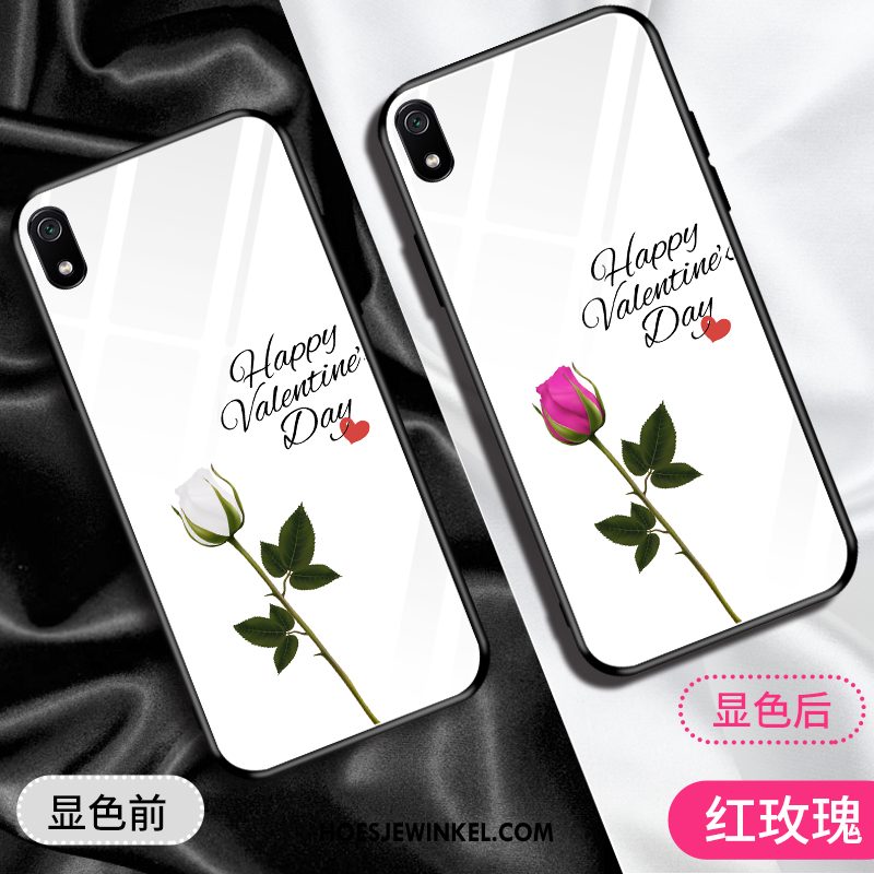 Xiaomi Redmi 7a Hoesje Net Red Anti-fall Bescherming, Xiaomi Redmi 7a Hoesje Mobiele Telefoon All Inclusive Beige