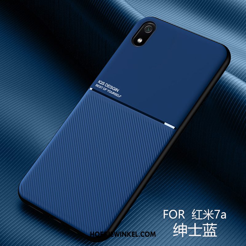 Xiaomi Redmi 7a Hoesje Nieuw Hard Skärmskydd, Xiaomi Redmi 7a Hoesje Rood Dun Beige