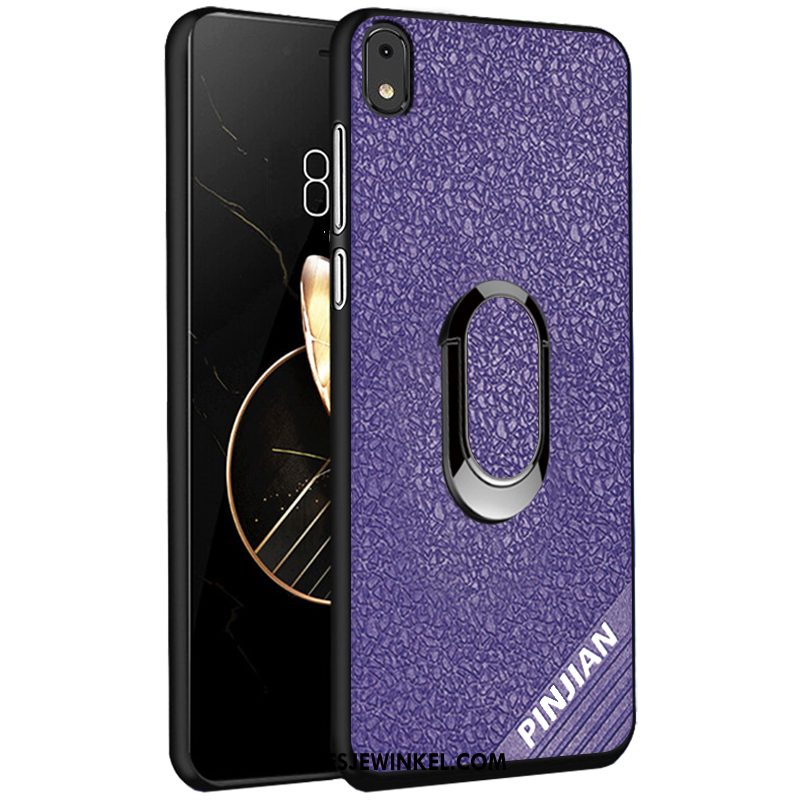 Xiaomi Redmi 7a Hoesje Schrobben Rood Reliëf, Xiaomi Redmi 7a Hoesje Mini Siliconen Beige