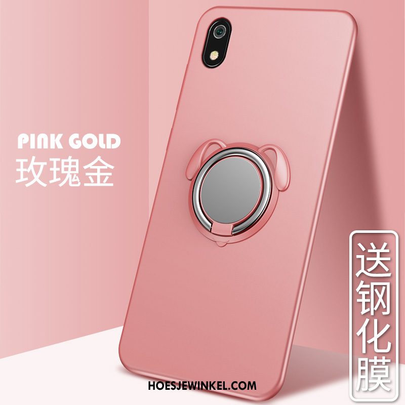 Xiaomi Redmi 7a Hoesje Trendy Merk Mobiele Telefoon Mini, Xiaomi Redmi 7a Hoesje Magnetisch Auto Beige