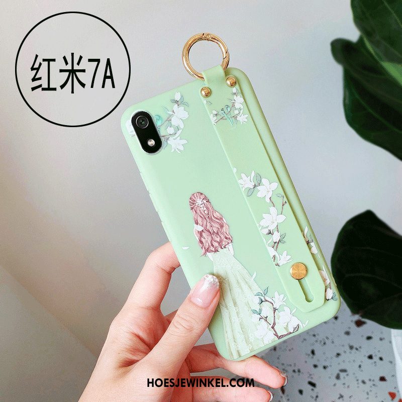 Xiaomi Redmi 7a Hoesje Zacht Anti-fall Hoes, Xiaomi Redmi 7a Hoesje Net Red Mobiele Telefoon Beige