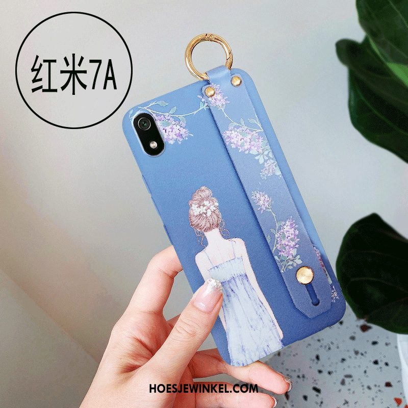 Xiaomi Redmi 7a Hoesje Zacht Anti-fall Hoes, Xiaomi Redmi 7a Hoesje Net Red Mobiele Telefoon Beige