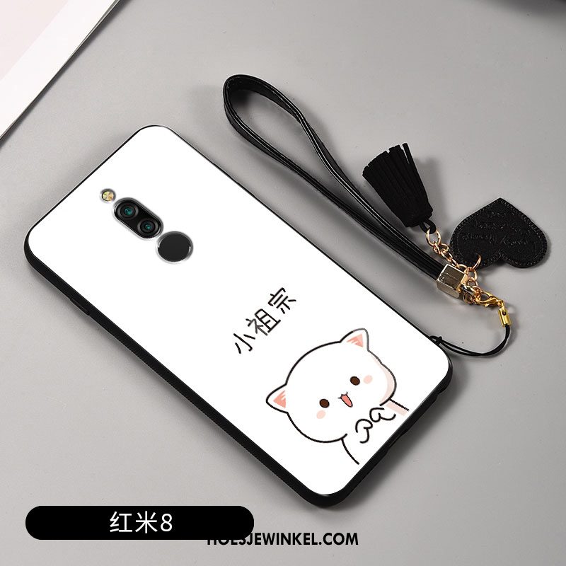 Xiaomi Redmi 8 Hoesje Hoes Anti-fall Siliconen, Xiaomi Redmi 8 Hoesje Net Red Trendy Merk Beige