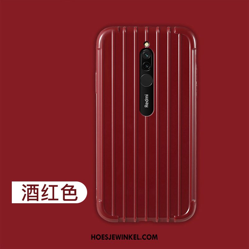 Xiaomi Redmi 8 Hoesje Hoes Spotprent Eenvoudige, Xiaomi Redmi 8 Hoesje Persoonlijk Bescherming Beige