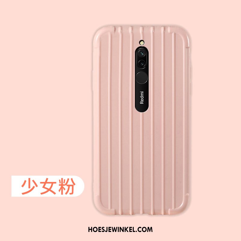 Xiaomi Redmi 8 Hoesje Hoes Spotprent Eenvoudige, Xiaomi Redmi 8 Hoesje Persoonlijk Bescherming Beige