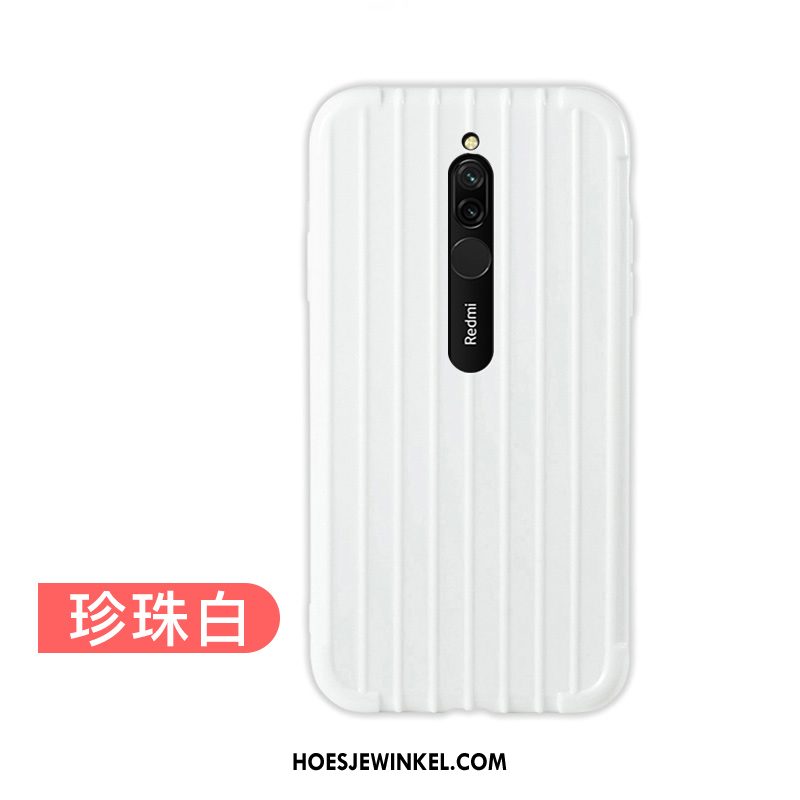 Xiaomi Redmi 8 Hoesje Hoes Spotprent Eenvoudige, Xiaomi Redmi 8 Hoesje Persoonlijk Bescherming Beige