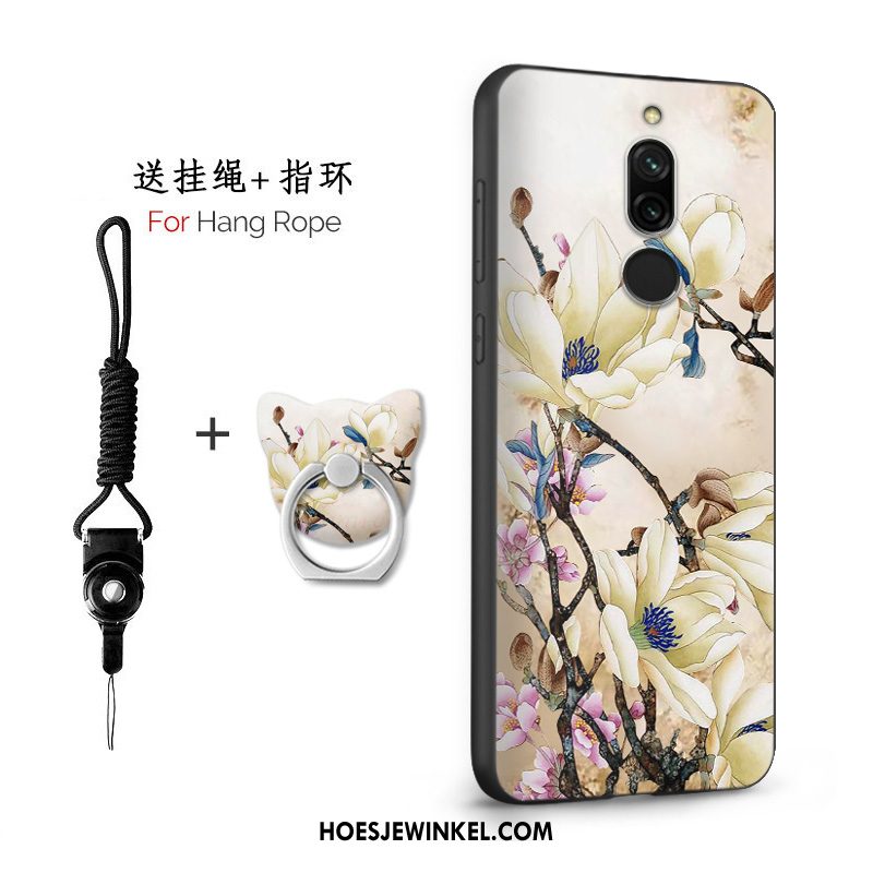 Xiaomi Redmi 8 Hoesje Mini Siliconen Rood, Xiaomi Redmi 8 Hoesje Anti-fall Chinese Stijl Beige