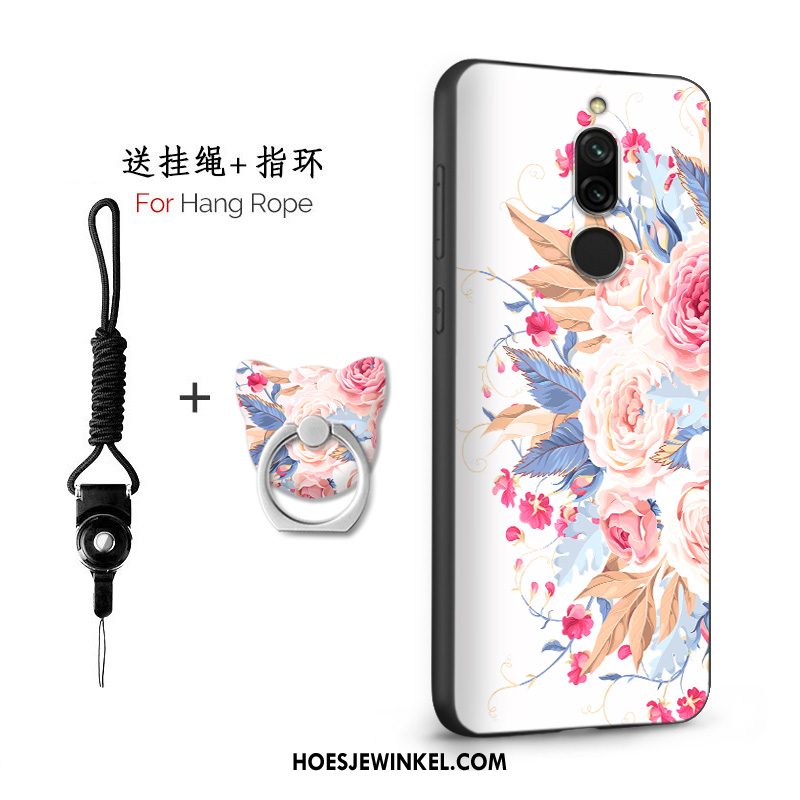 Xiaomi Redmi 8 Hoesje Mini Siliconen Rood, Xiaomi Redmi 8 Hoesje Anti-fall Chinese Stijl Beige