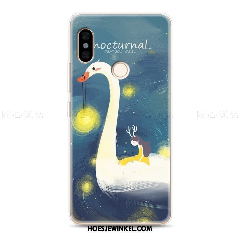 Xiaomi Redmi Note 5 Hoesje Blauw Mobiele Telefoon Mini, Xiaomi Redmi Note 5 Hoesje Kunst Rood Beige