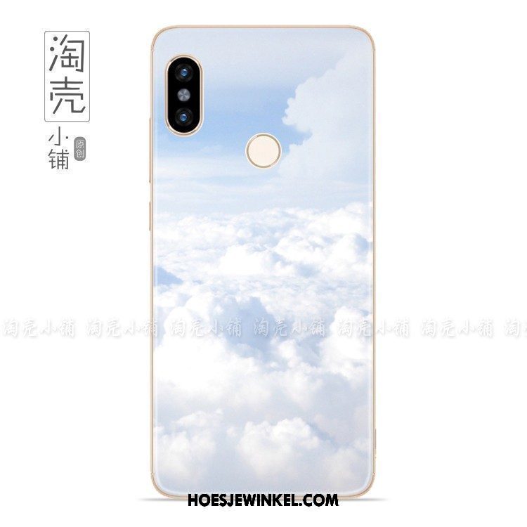 Xiaomi Redmi Note 5 Hoesje Eenvoudige Vers Hoge, Xiaomi Redmi Note 5 Hoesje Rood Siliconen Beige