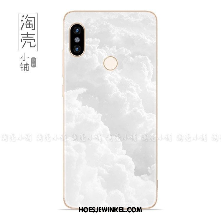 Xiaomi Redmi Note 5 Hoesje Eenvoudige Vers Hoge, Xiaomi Redmi Note 5 Hoesje Rood Siliconen Beige