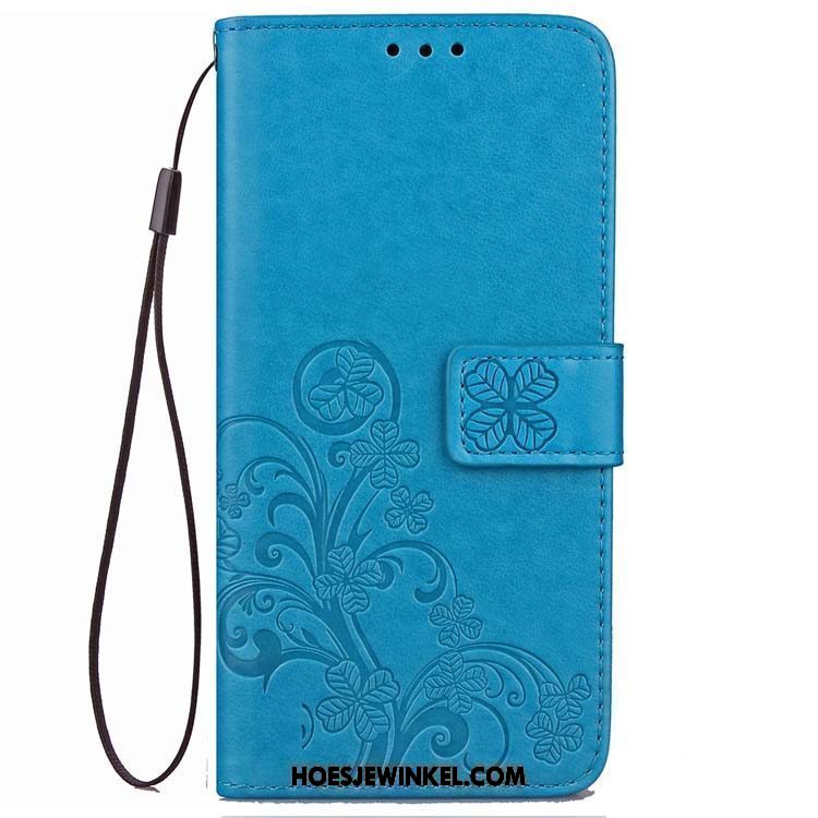 Xiaomi Redmi Note 5 Hoesje Folio Anti-fall Mini, Xiaomi Redmi Note 5 Hoesje Mobiele Telefoon Leren Etui Beige