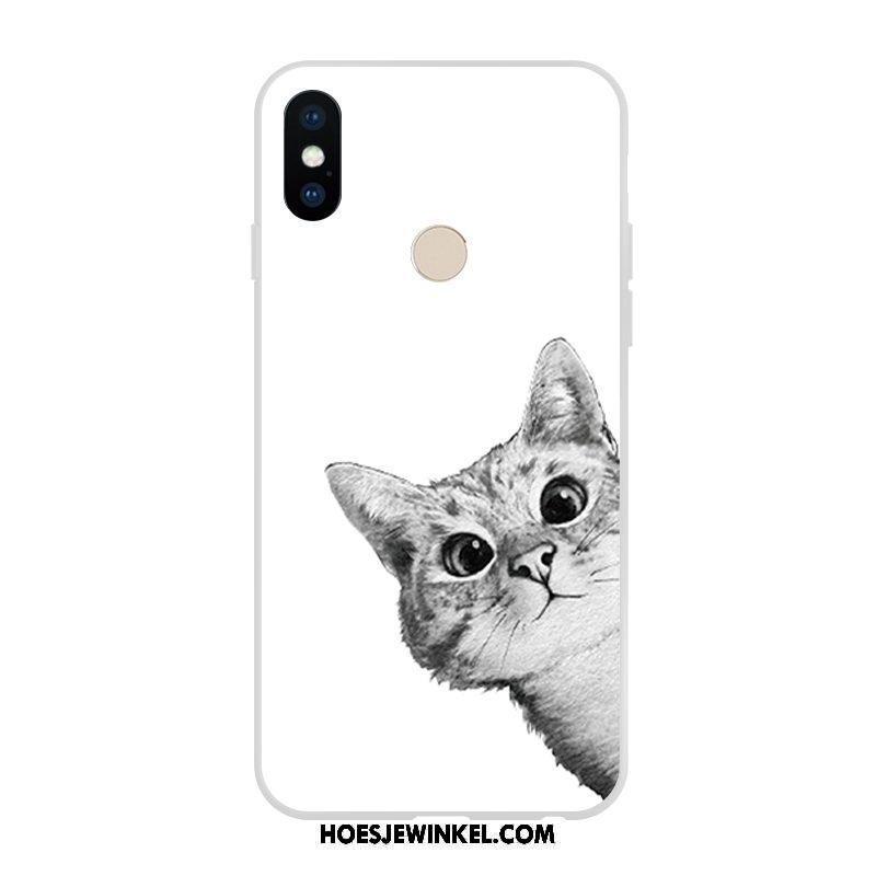 Xiaomi Redmi Note 5 Hoesje Lovers Zwart Hond, Xiaomi Redmi Note 5 Hoesje Mooie Mini Beige