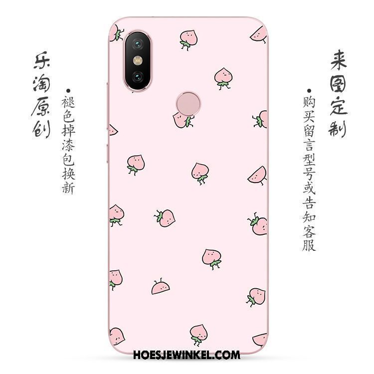 Xiaomi Redmi Note 5 Hoesje Mini Hoes Rood, Xiaomi Redmi Note 5 Hoesje Roze Vers Beige