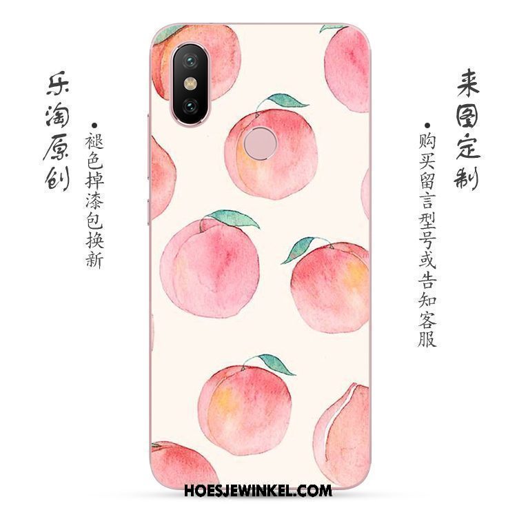 Xiaomi Redmi Note 5 Hoesje Mini Hoes Rood, Xiaomi Redmi Note 5 Hoesje Roze Vers Beige