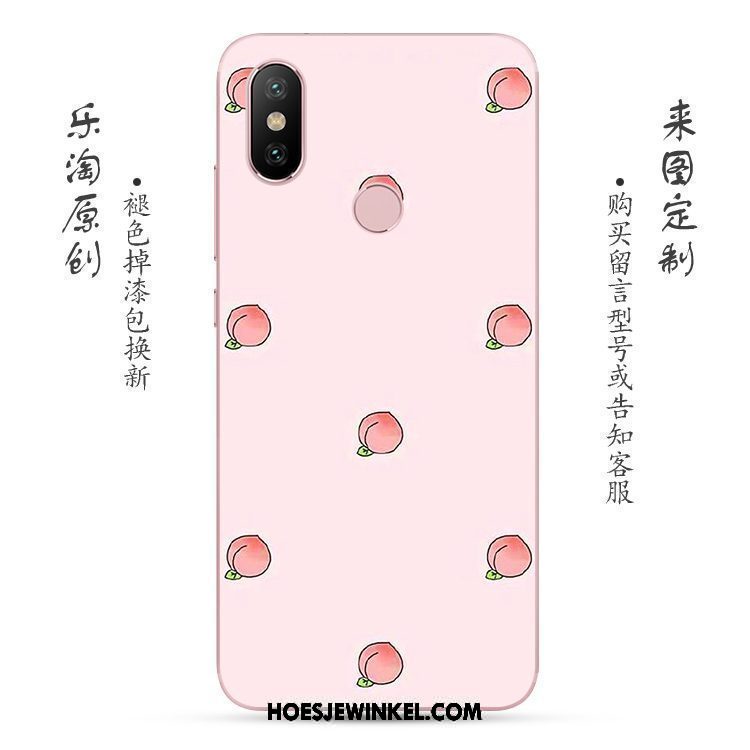 Xiaomi Redmi Note 5 Hoesje Mini Hoes Rood, Xiaomi Redmi Note 5 Hoesje Roze Vers Beige