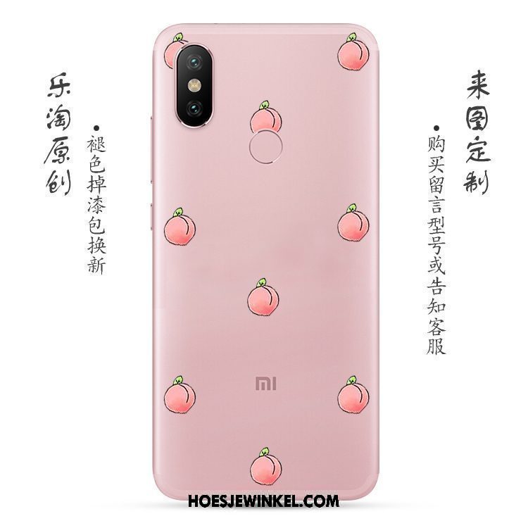 Xiaomi Redmi Note 5 Hoesje Mini Hoes Rood, Xiaomi Redmi Note 5 Hoesje Roze Vers Beige