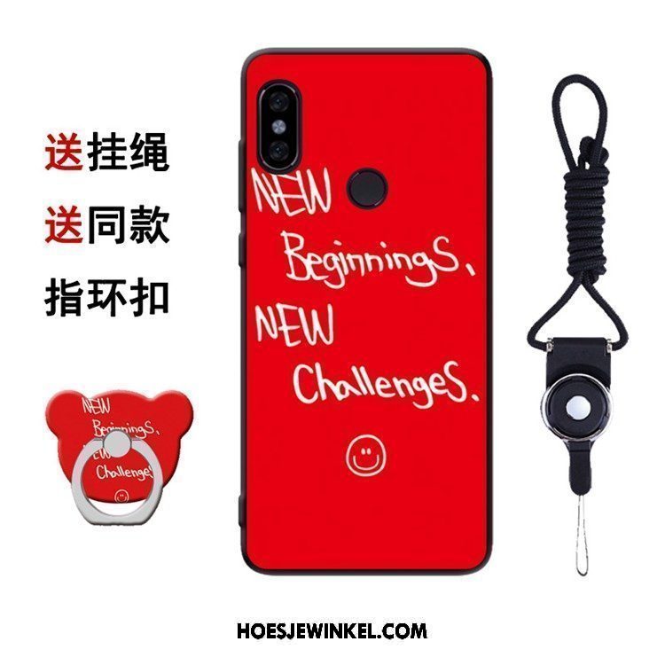 Xiaomi Redmi Note 5 Hoesje Persoonlijk Rood Groen, Xiaomi Redmi Note 5 Hoesje Hoes Bescherming Beige