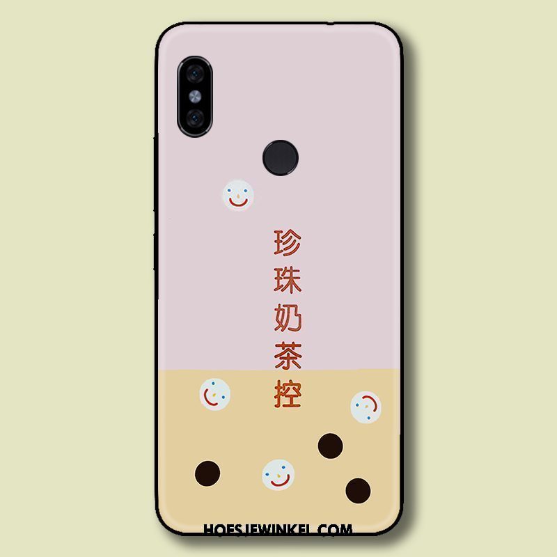 Xiaomi Redmi Note 5 Hoesje Schrobben Mini Parel, Xiaomi Redmi Note 5 Hoesje Bescherming Hoes Beige