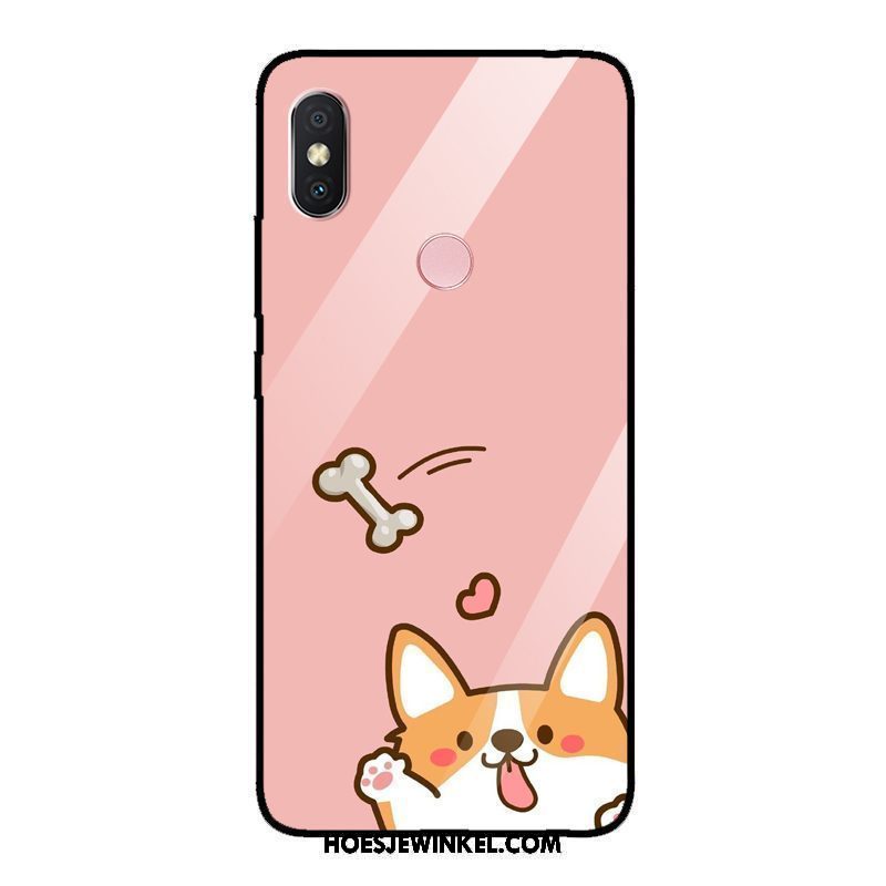 Xiaomi Redmi Note 5 Hoesje Spiegel Rood Geel, Xiaomi Redmi Note 5 Hoesje Zoet Mobiele Telefoon Beige