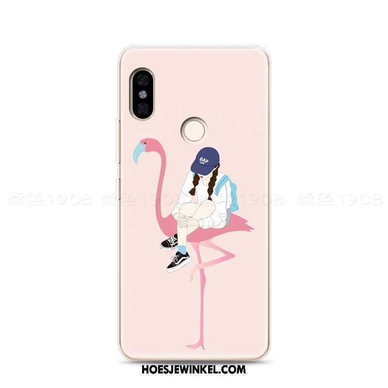 Xiaomi Redmi Note 5 Hoesje Zacht Wind Kunst, Xiaomi Redmi Note 5 Hoesje Mini Trend Beige