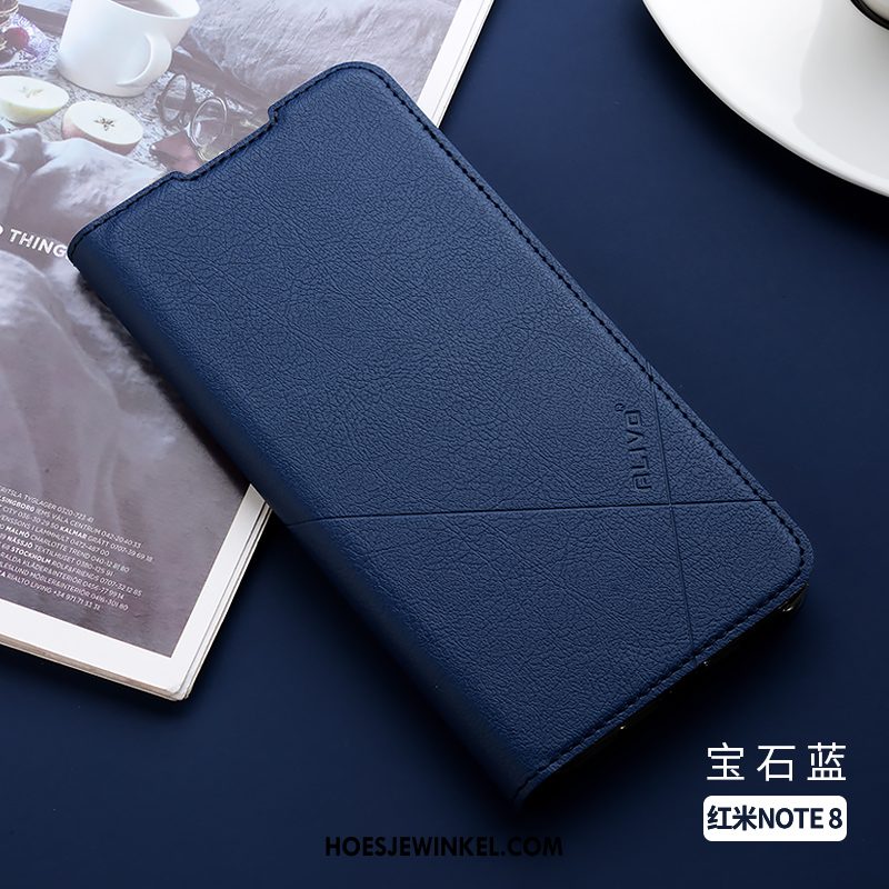 Xiaomi Redmi Note 8 Pro Hoesje Bescherming Zacht Rood, Xiaomi Redmi Note 8 Pro Hoesje Mobiele Telefoon All Inclusive Beige